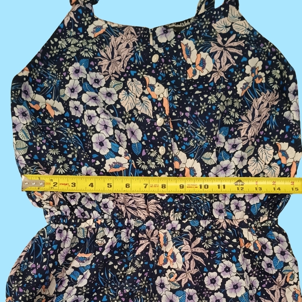 Fashion Web Floral Print Women's Romper S Large - Picture 4 of 6